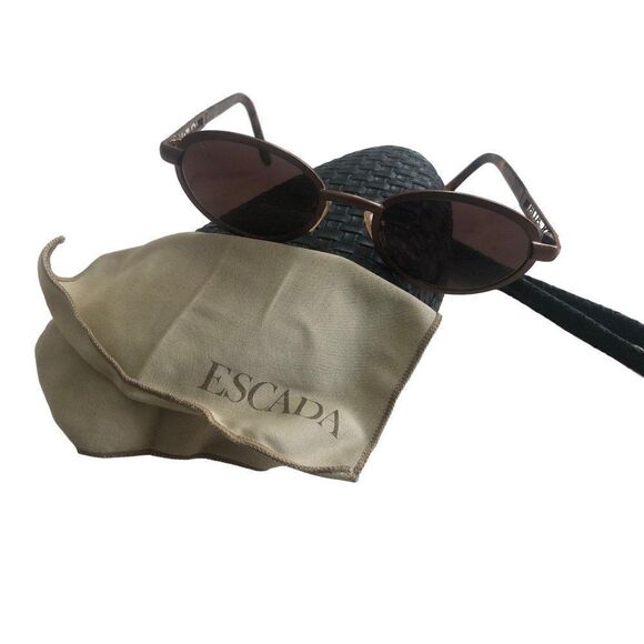 Escada Womans Turquoise Sunglasses F041 49 18 135 - Picture 1 of 5